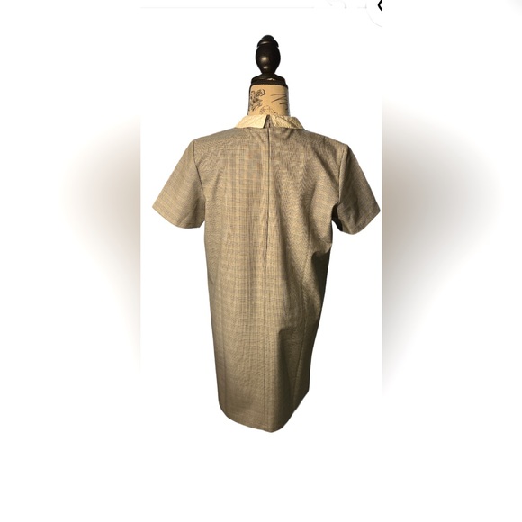 NWT Retro Houndstooth Sheath Dress w/Peter Pan Collar 👧🏻 Wednesday Addams - Picture 9 of 13